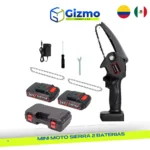 Mini moto sierra 2 baterías