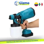 Pistola de Pintura 48V Doble Batería