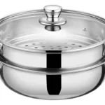 OLLA VAPORERA 2 CAPAS INOXIDABLE