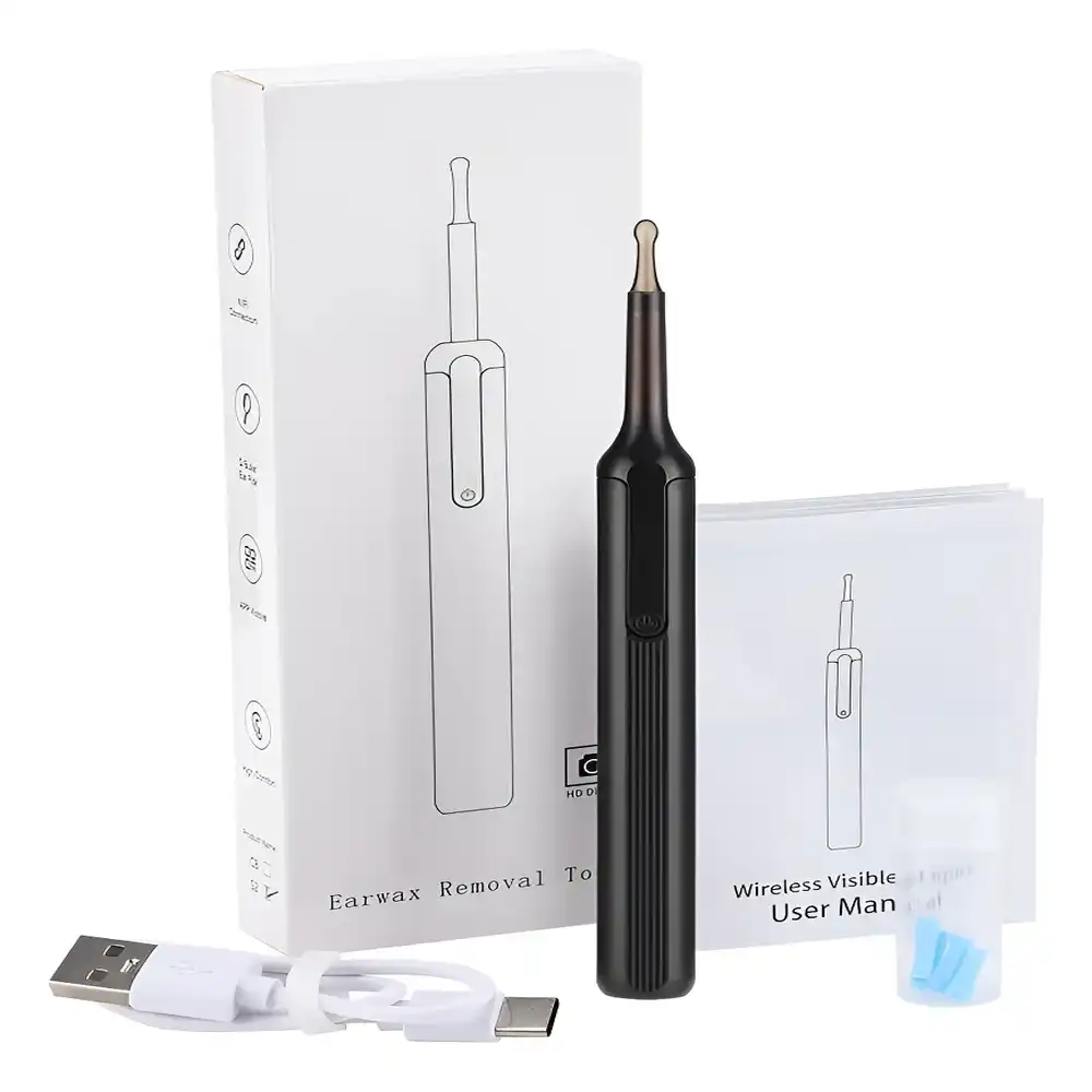 D_NQ_NP_2X_605879-CBT96556230646_112025-F Limpiador de Oídos con Cámara Recargable - Imagen 1